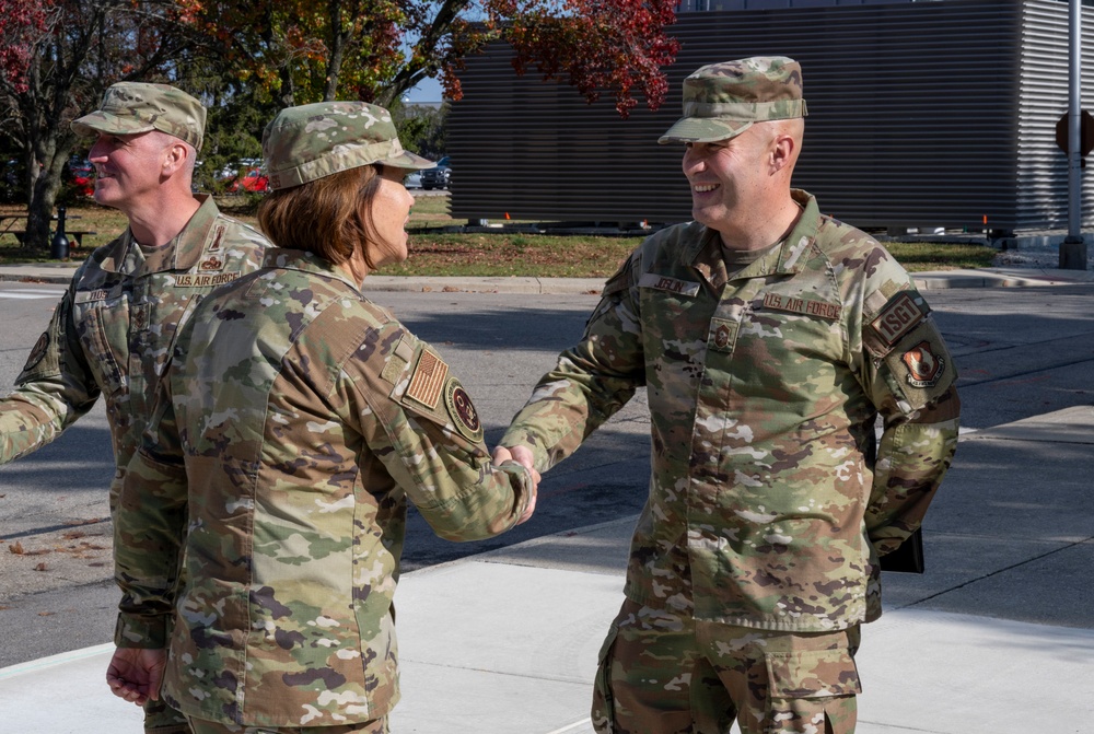 CMSAF Visits Wright-Patterson Air Force Base