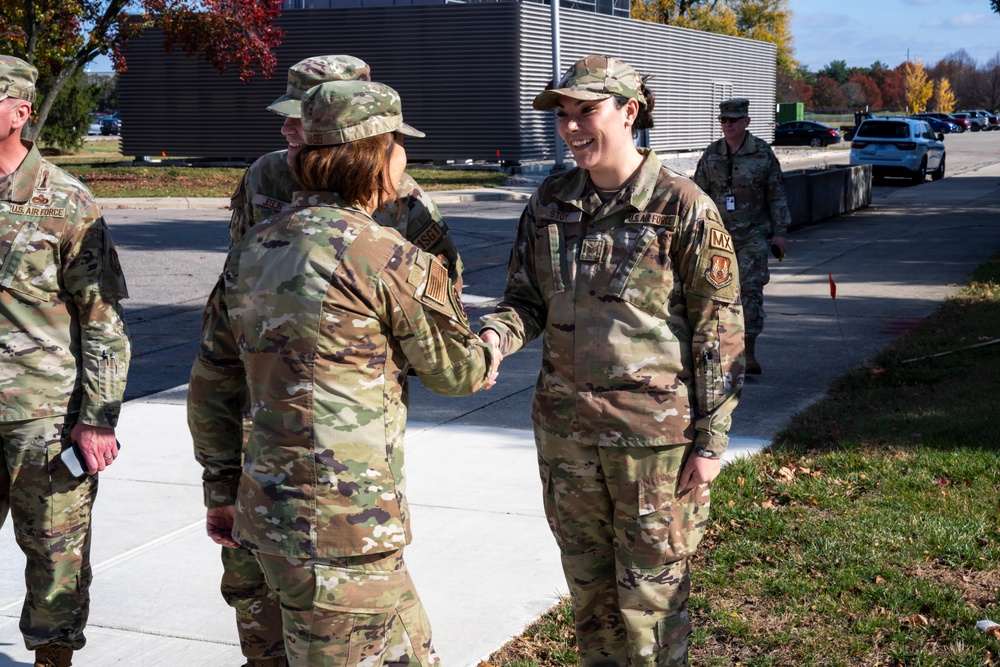 CMSAF Visits Wright-Patterson Air Force Base