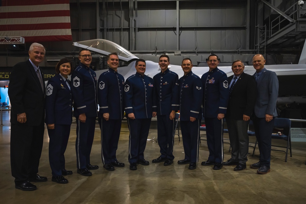 CMSAF Visits Wright-Patterson Air Force Base