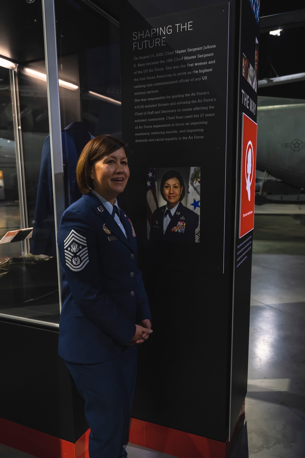 CMSAF Visits Wright-Patterson Air Force Base