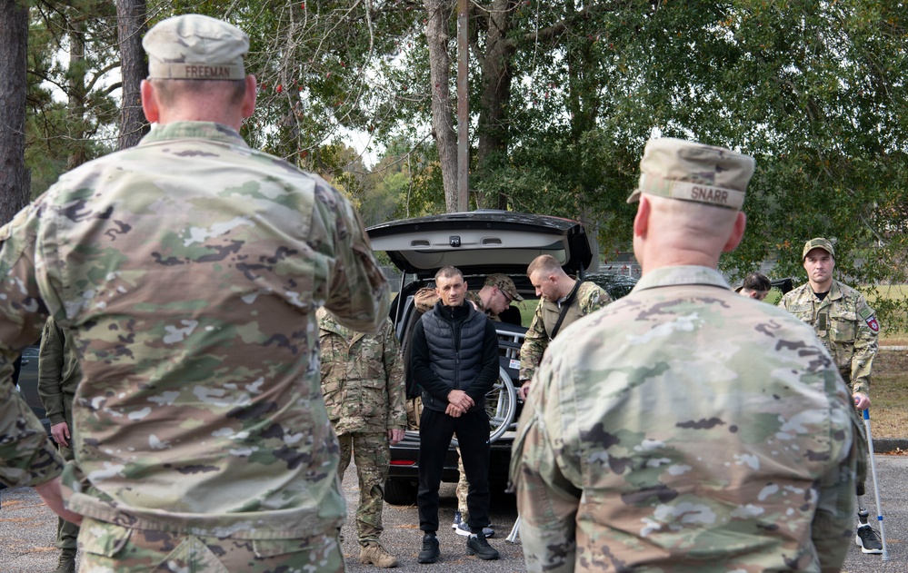 Ukrainian defenders visit Joint Base Charleston
