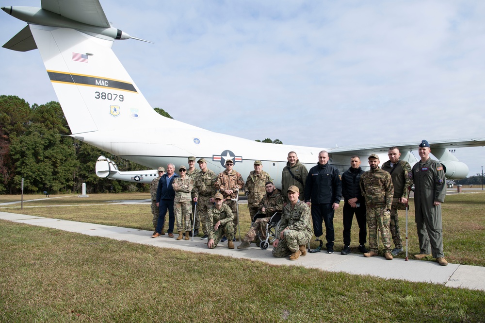 Ukrainian defenders visit Joint Base Charleston