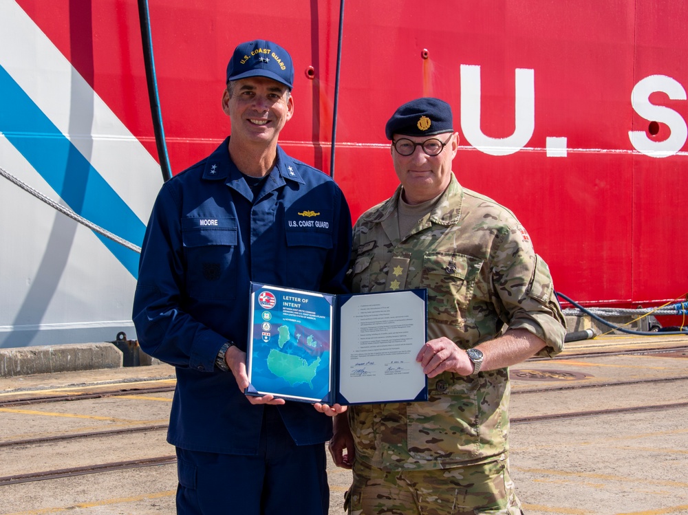 U.S. Coast Guard and Danish Joint Arctic Command sign Letter of Intent