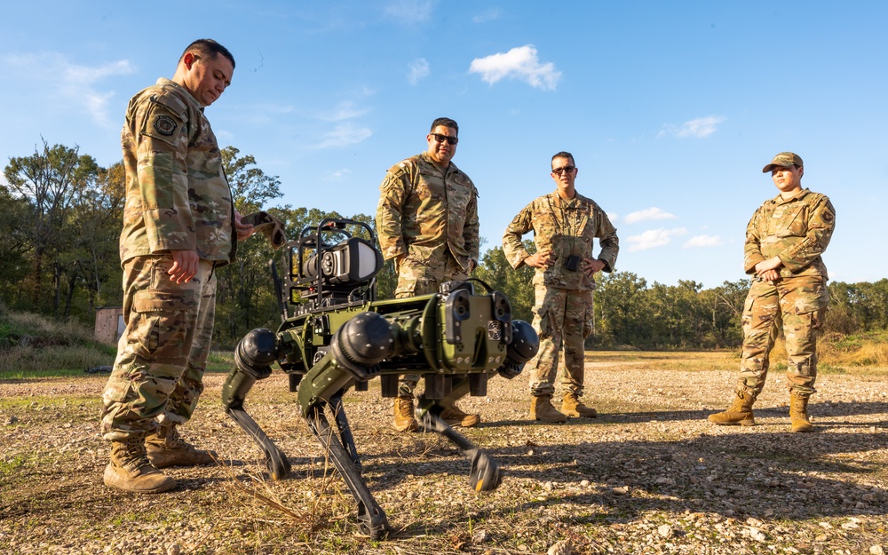 Robot dogs bring the bark to Barksdale