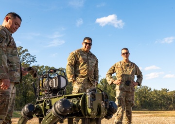 Robot dogs bring the bark to Barksdale