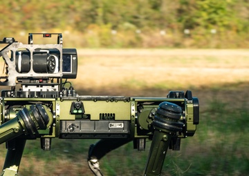 Robot dogs bring the bark to Barksdale