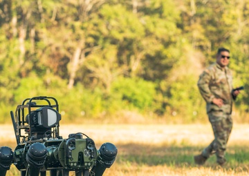 Robot dogs bring the bark to Barksdale