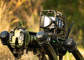 Robot dogs bring the bark to Barksdale