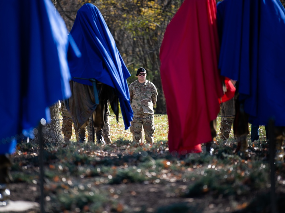 122nd Fighter Wing Airmen assist with Korean War memorial unveiling