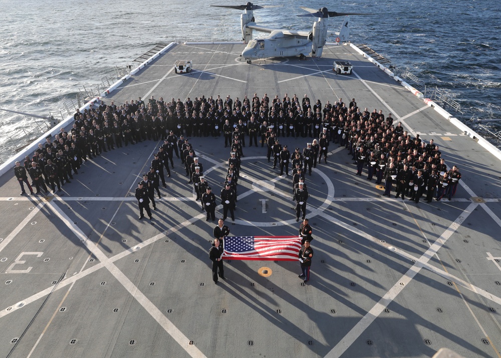 USS New York (LPD 21) Pulls into Manhattan Cruise Terminal for Veterans Week NYC 2023