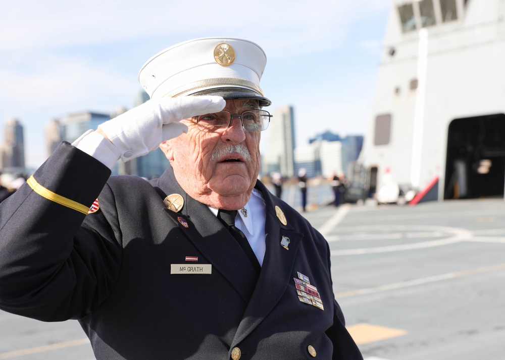 USS New York (LPD 21) Pulls into Manhattan Cruise Terminal for Veterans Week NYC 2023