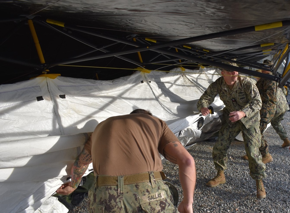 NMRLC Reserve Unit Soft and Hard Sided Shelter Training