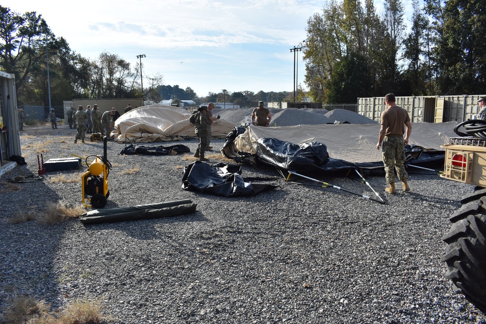 NMRLC Reserve Unit Soft and Hard Sided Shelter Training
