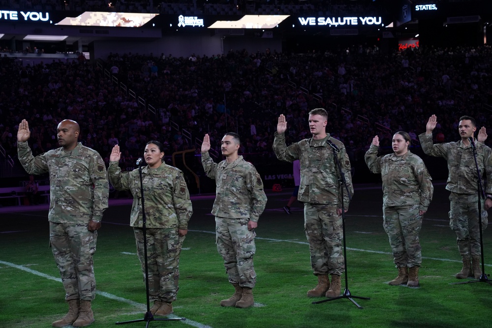 Allegiant Stadium Re-enlistment