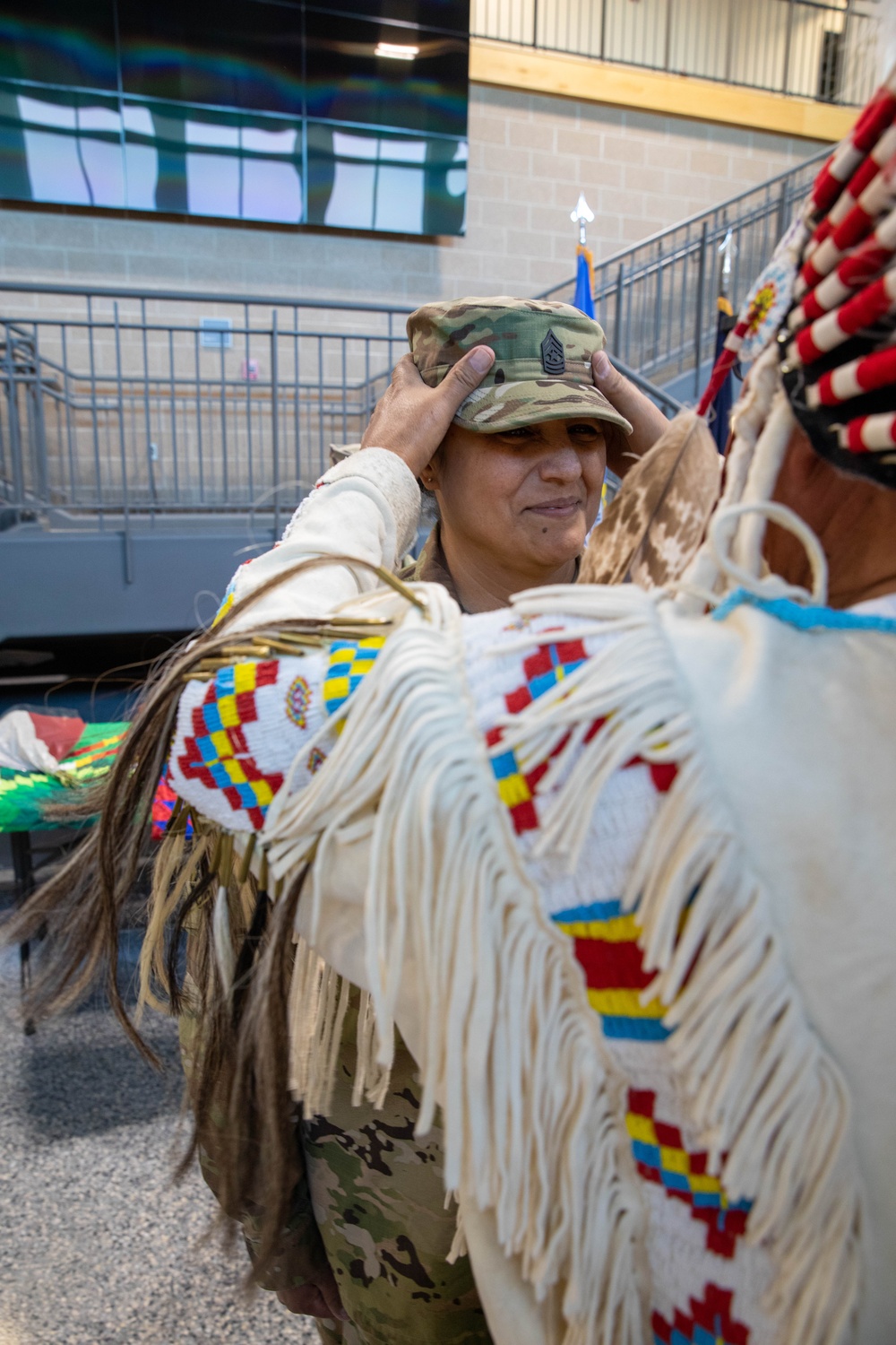 Promise Crawford is the SD Army National Guard’s first female Native American Sergeant Major