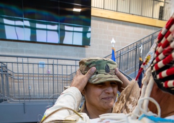 Promise Crawford is the SD Army National Guard’s first female Native American Sergeant Major