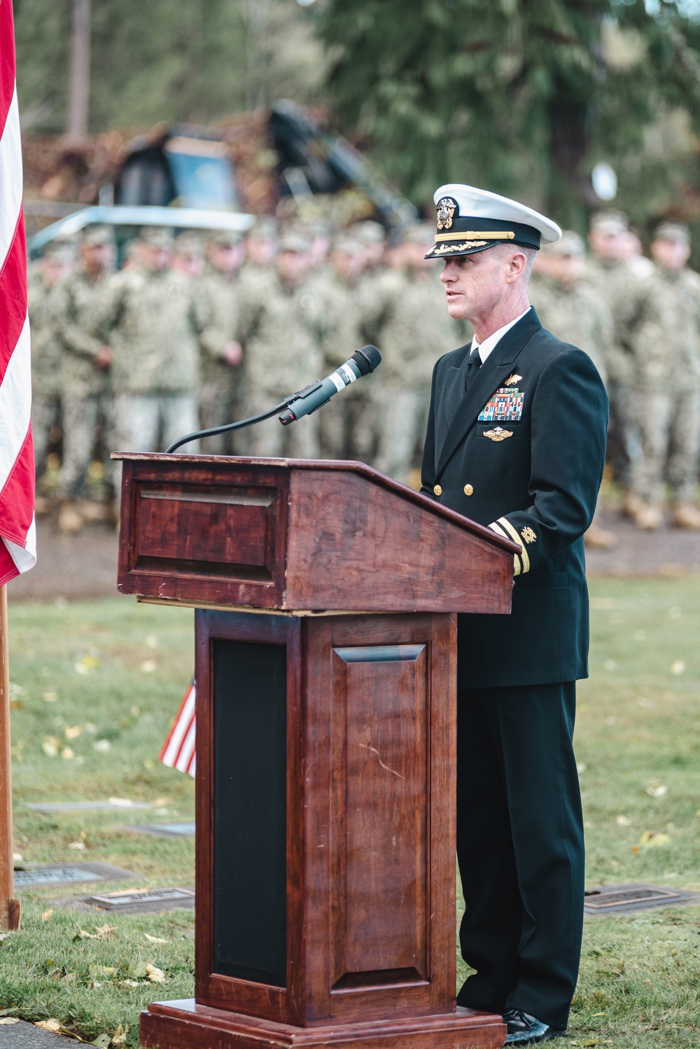 Honoring a Hero: Military and Community Come Together in Commemoration of Veterans Day to Honor Marvin G. Shields