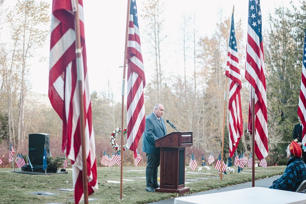 Honoring a Hero: Military and Community Come Together in Commemoration of Veterans Day to Honor Marvin G. Shields