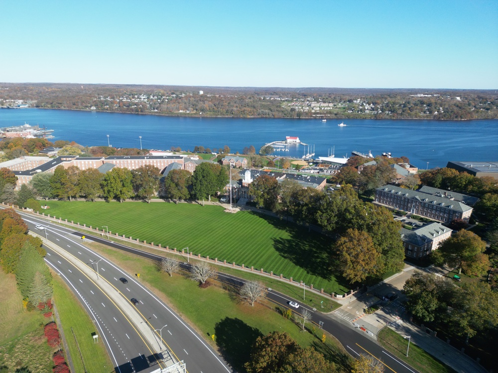 Aerial Photographs of the Coast Guard Academy