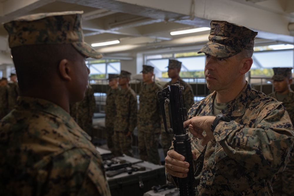 Golf Company Battalion Commander Inspection