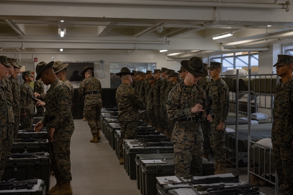 Golf Company Battalion Commander Inspection