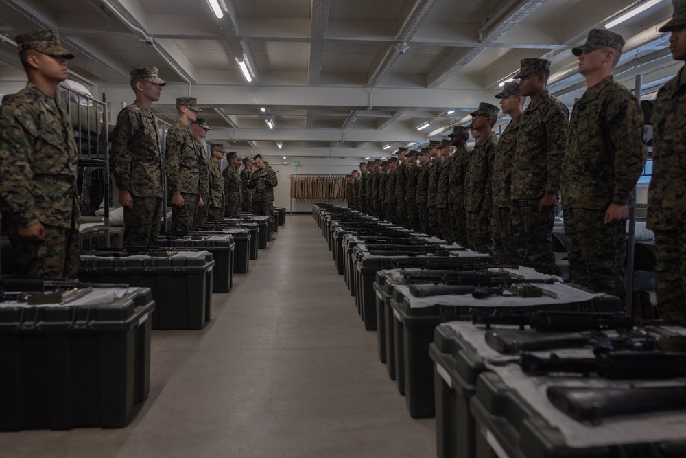 Golf Company Battalion Commander Inspection