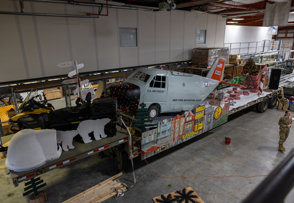 NY Air Guard’s 109th Airlift Wing Grand Marshall’s Holiday Parade