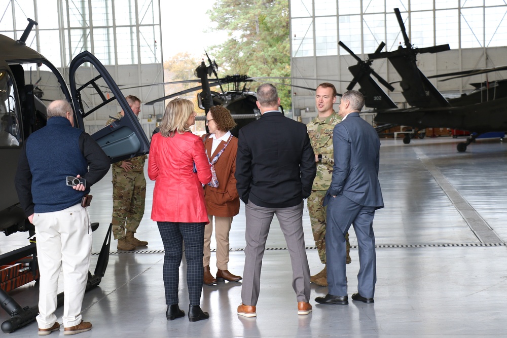 CW2 Wilson Breifs The Cobb Civic Leaders on UH-72B Lakota