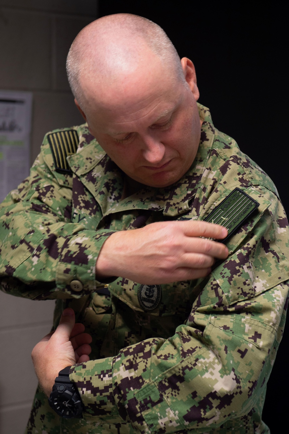 Force Master Chief Jimmy Hailey Visits HM-15