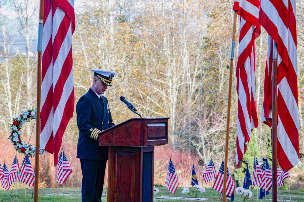 NAVFAC NW Honors Marvin Shields on Veterans Day 2023