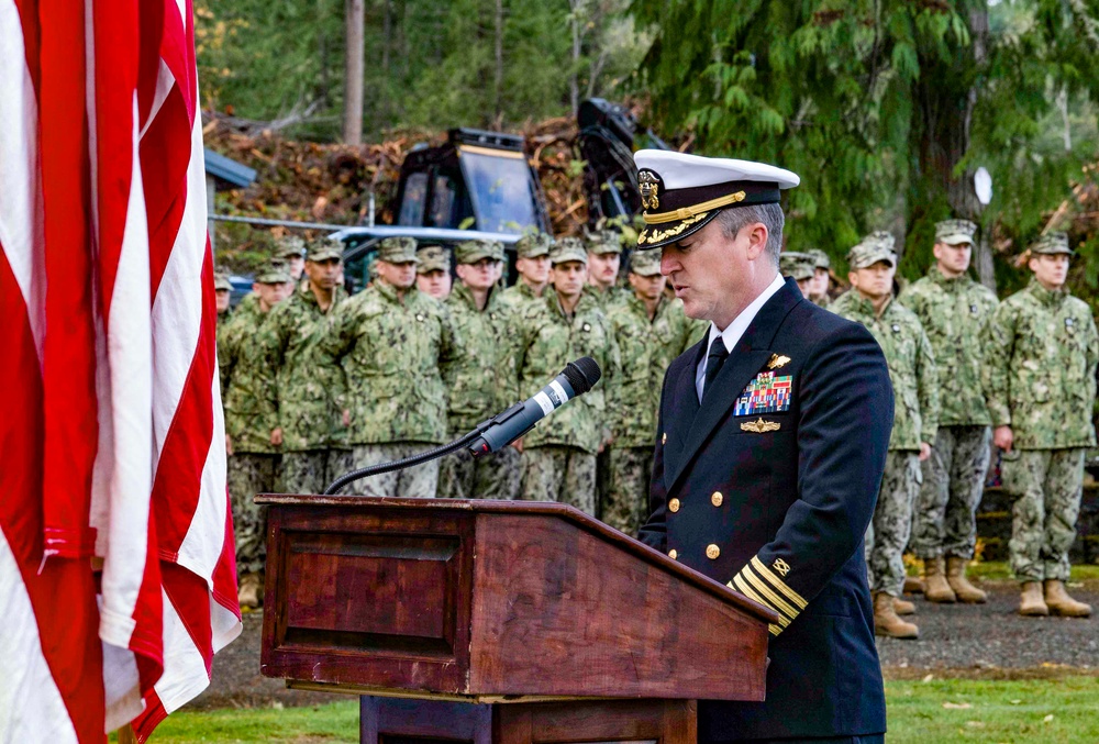 NAVFAC NW Honors Marvin Shields on Veterans Day 2023