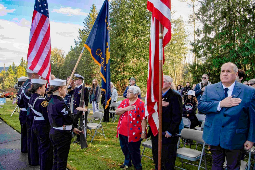 NAVFAC NW Honors Marvin Shields on Veterans Day 2023