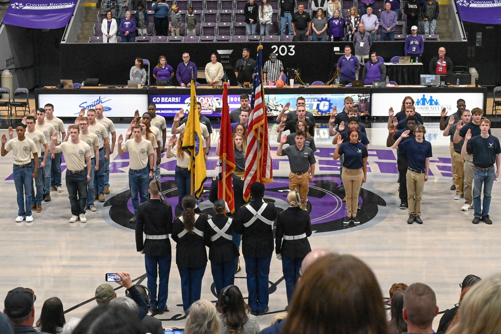 UCA and Hendrix College host a Salute to Service basketball game