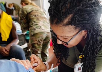 The 96th MDG set-up flu line