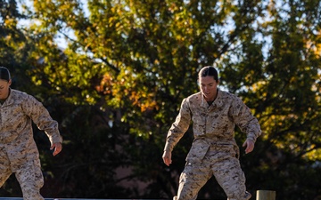 OCS Candidates Conduct the Endurance Course