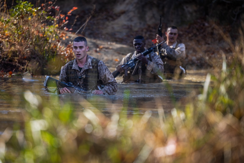 OCS Candidates Conduct the Endurance Course