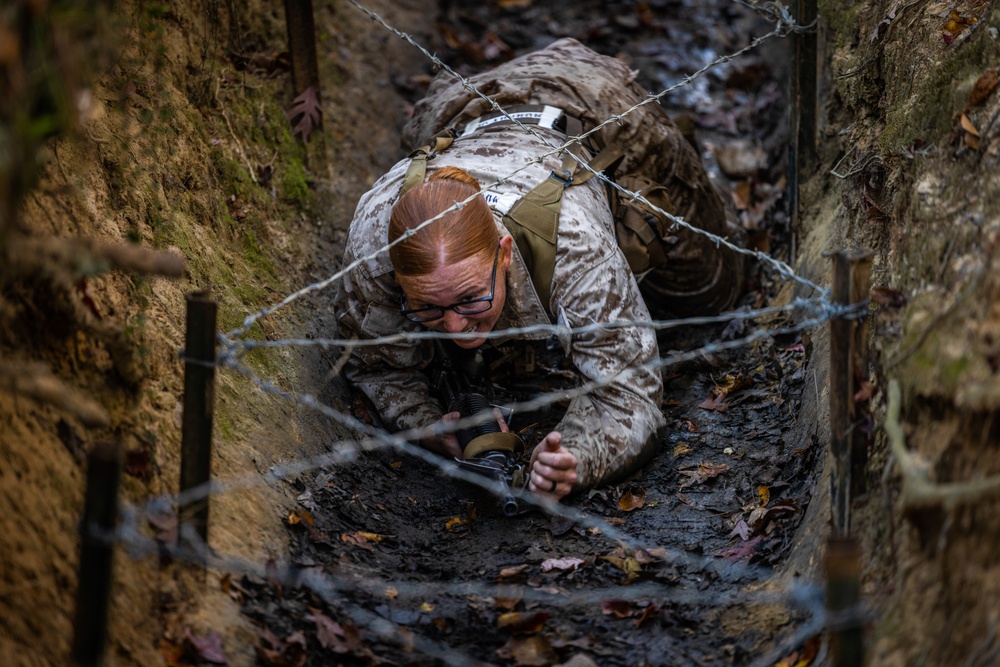 OCS Candidates Conduct the Endurance Course