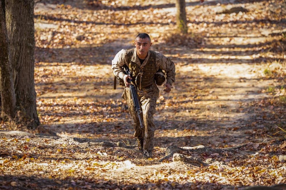 OCS Candidates Conduct the Endurance Course