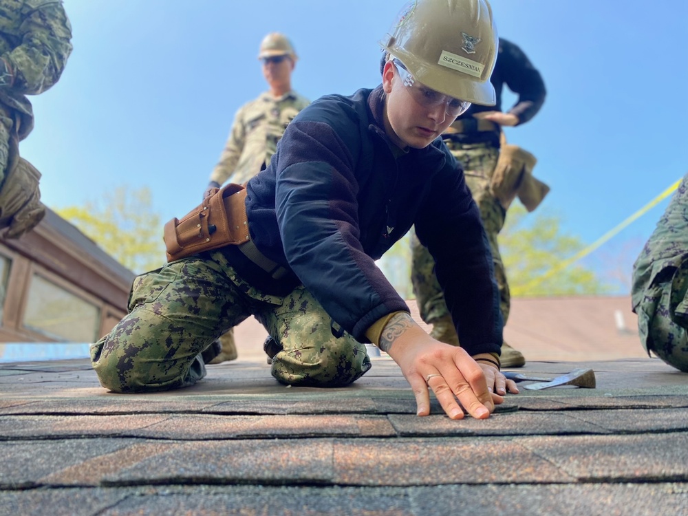 Seabees construct facility for Pennsylvania non-profit Outdoor Odyssey as part of Innovative Readiness Training program