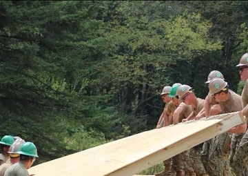 Seabees construct facility for Pennsylvania non-profit Outdoor Odyssey as part of Innovative Readiness Training program