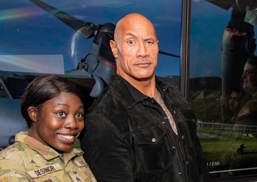 Dwayne &quot;The Rock&quot; Johnson Visits the Pentagon