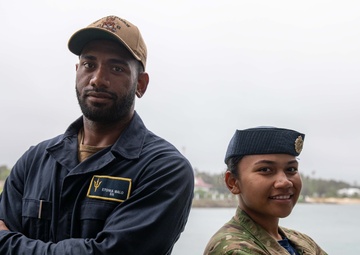 Fiji Primary School Classmates Reunite on Pacific Partnership 2023