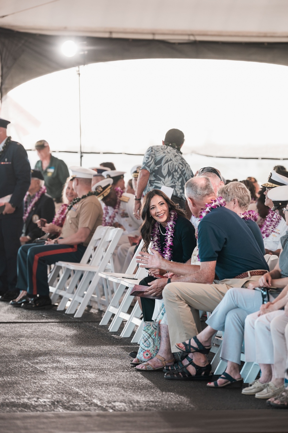 Veterans Day ceremony aboard the Battleship Missouri Memorial