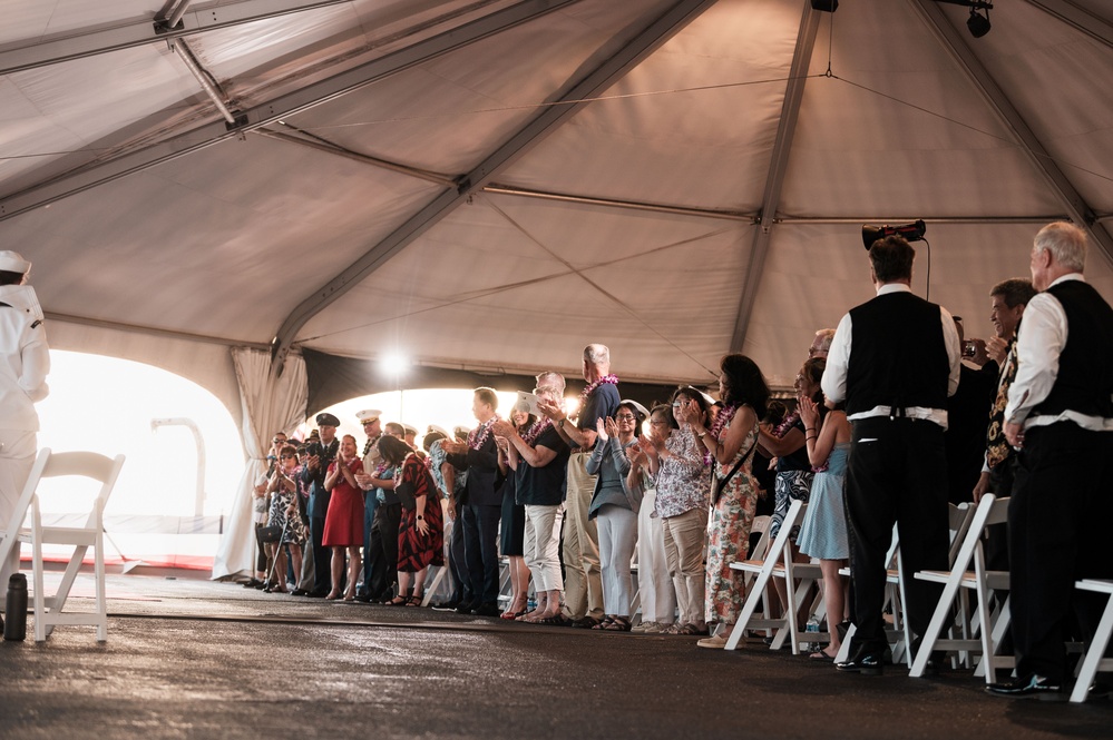 Veterans Day ceremony aboard the Battleship Missouri Memorial