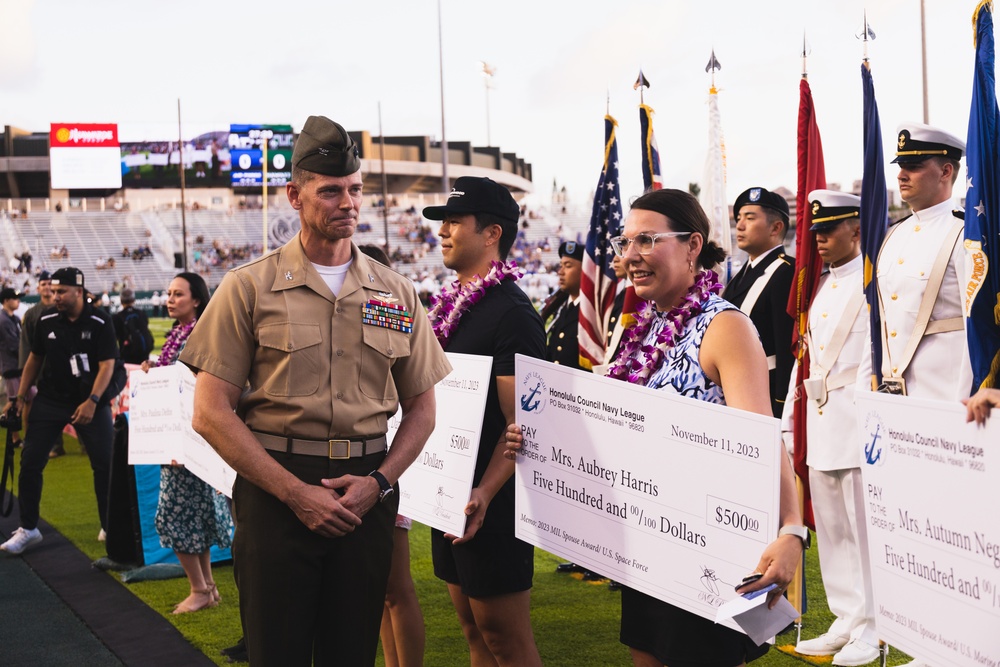 Warriors Honoring Warriors: University of Hawaii Rainbow Warriors Host Veterans Day Commemorative Game