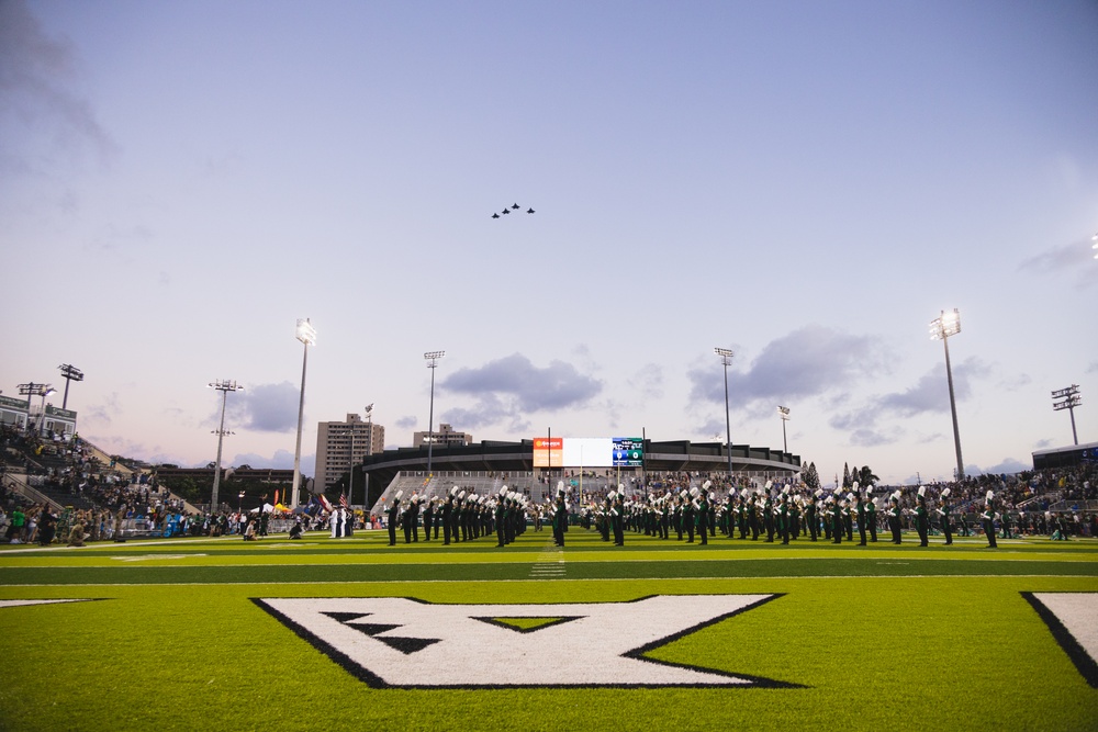 Warriors Honoring Warriors: University of Hawaii Rainbow Warriors Host Veterans Day Commemorative Game