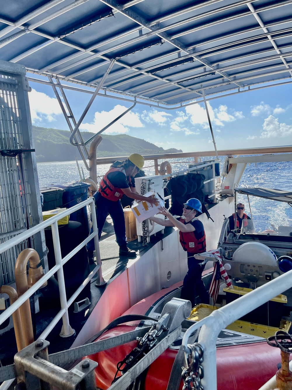 USCGC Myrtle Hazard supports communities in CNMI