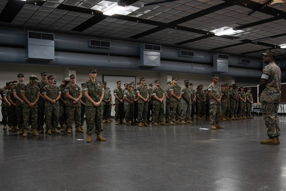 Dress for Success: 3rd Medical Battalion Conducts Uniform Inspection at MCBH