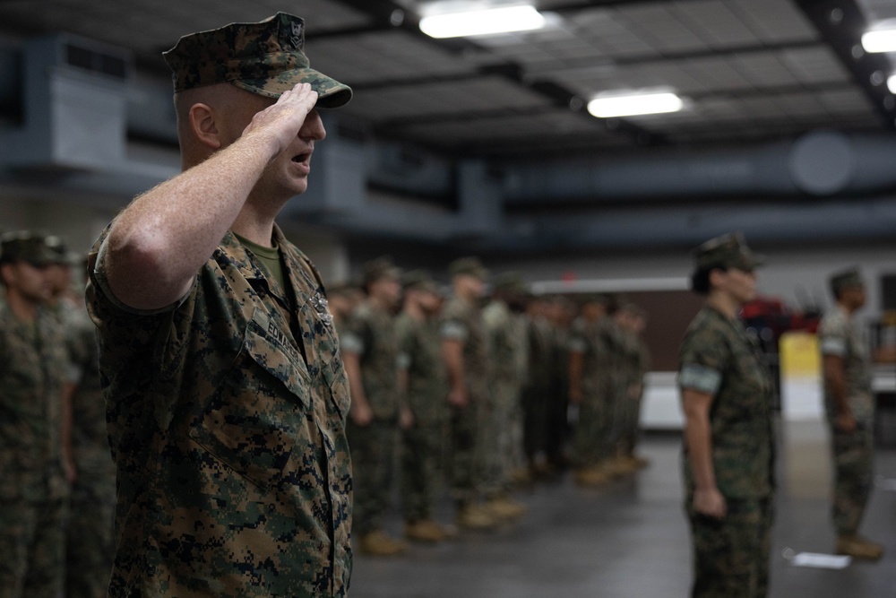 Dress for Success: 3rd Medical Battalion Conducts Uniform Inspection at MCBH