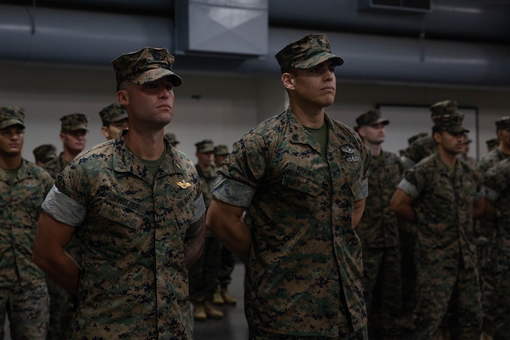 Dress for Success: 3rd Medical Battalion Conducts Uniform Inspection at MCBH